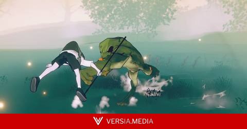 Punch a buff frog and try not to let it hit you back with its massive tongue in the frenetic BREKEKEKEX