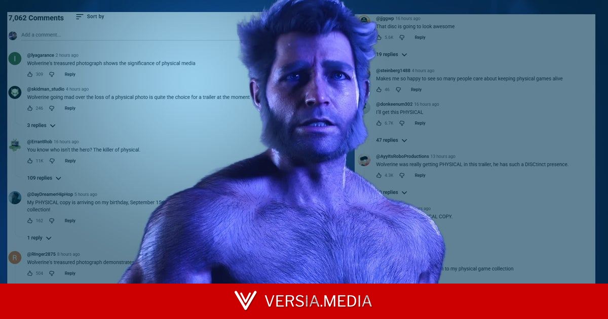 The new Marvel's Wolverine cinematic trailer has been swarmed by PlayStation fans still angry at Sony ditching discs
