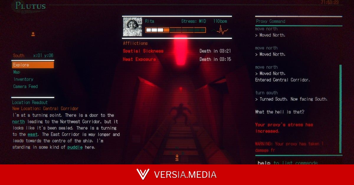 Control a human proxy on an abandoned spaceship by typing in every command or risk losing your job in Remote Control